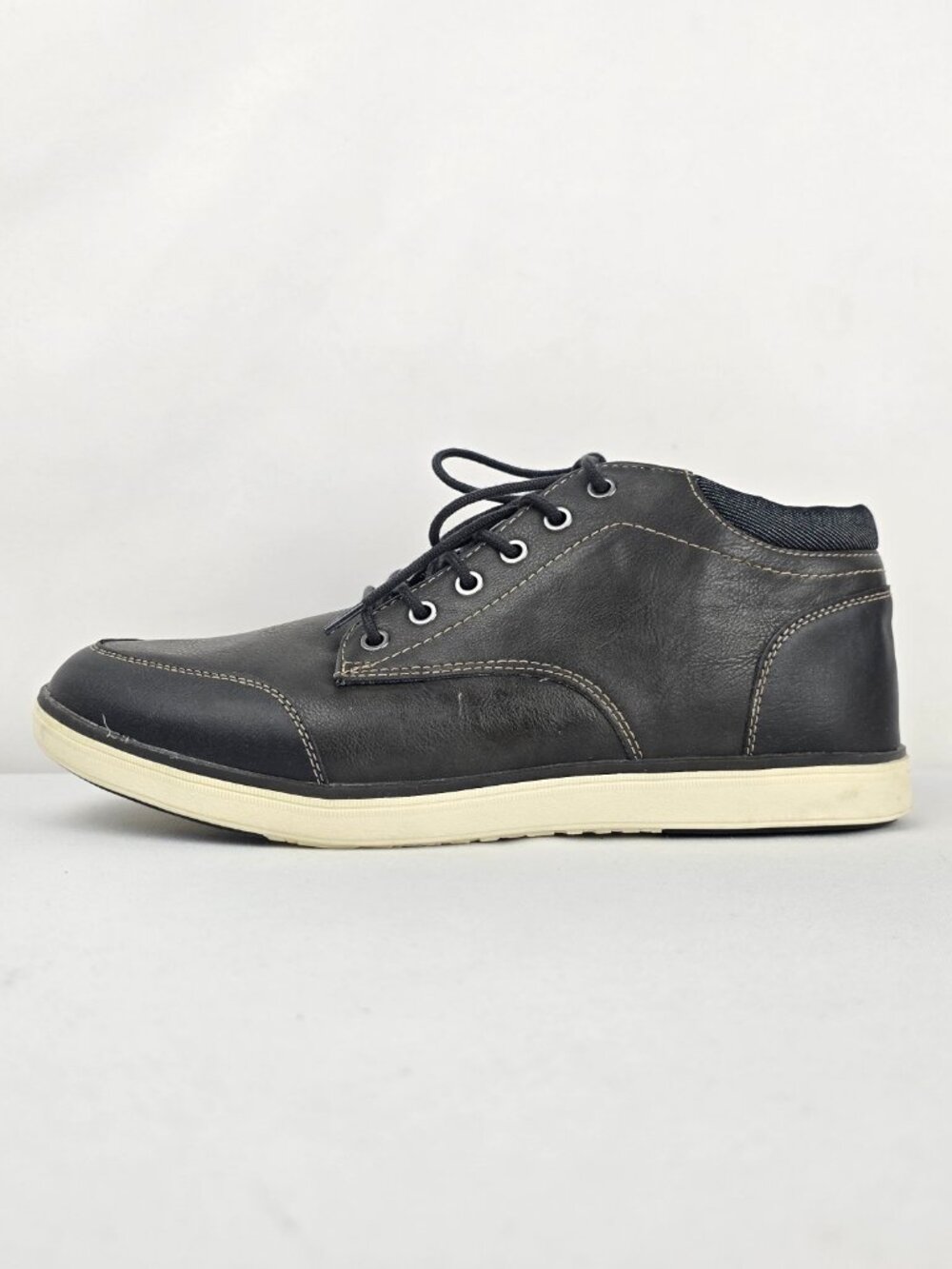 Goodfellow & Co Men’s Black High Top Casual Sneakers Lace Up Shoes Size 11